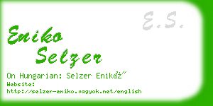 eniko selzer business card